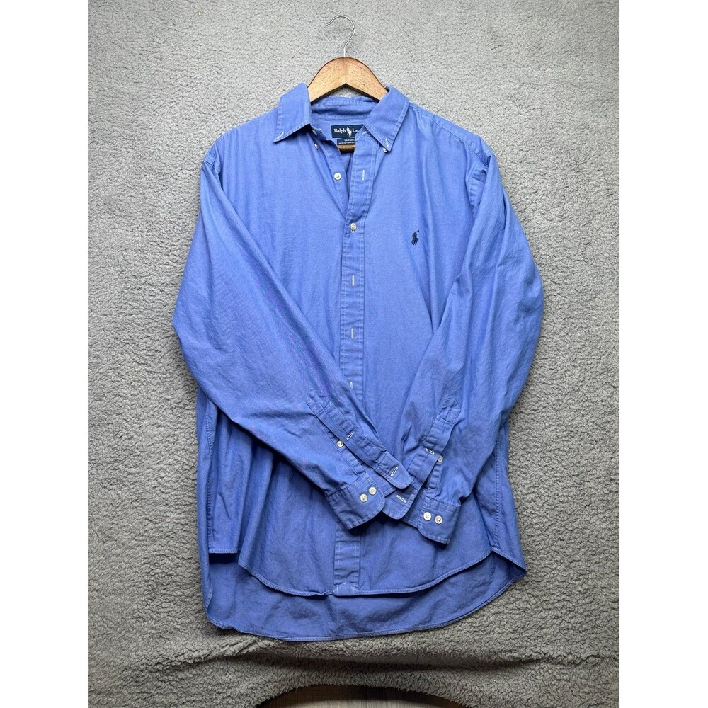 Ralph Lauren blue button down  16 1/2-34/35